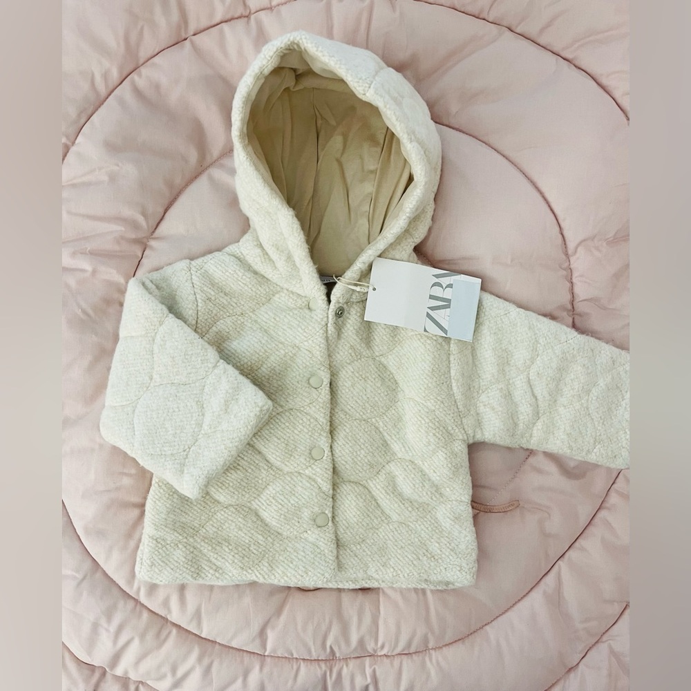 COPY - Zara quilted coat 1-3 months NWT